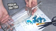 I took a bottle, napkins, rhinestones, and created a real masterpiece! You can do it too!