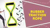 Rubber traction rope