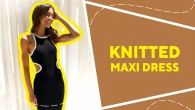 Knitted maxi dress
