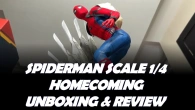 THE BEST UNBOXING AND REVIEW SPIDER MAN HOMECOMING SCALE 1/4 Hot Toys Spider Man
