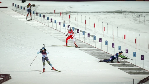 Biathlon. Christmas Race. Gelsenkirchen