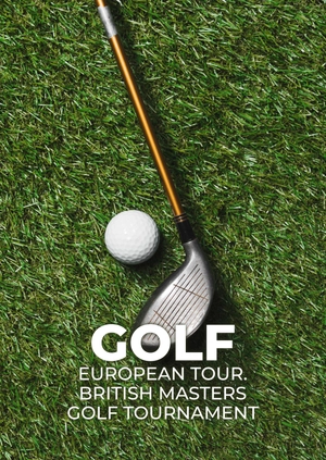 Golf. European Tour. British Masters Golf Tournament