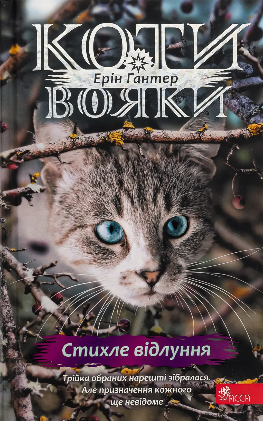 Обкладника "Коти-вояки. Знамення Зореклану. Книга 2. Стихле відлуння" Обкладинка "Коти-вояки. Знамення Зореклану. Книга 2. Стихле відлуння"