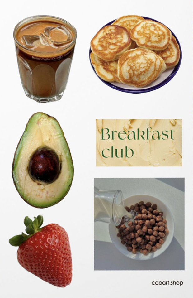 Вініловий стікерпак "Breakfast"