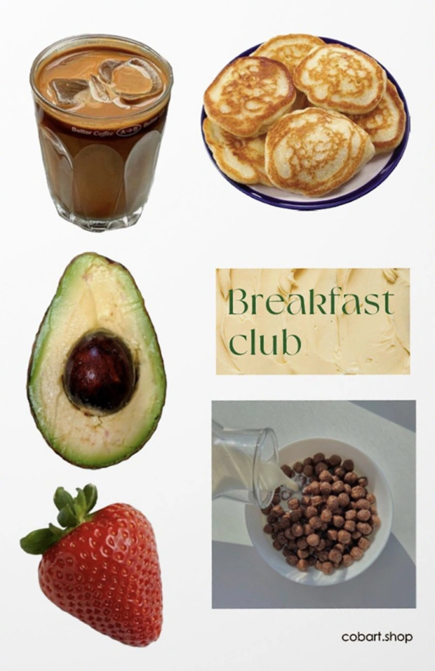 Вініловий стікерпак «Breakfast»