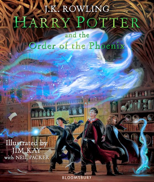 Обкладинка Harry Potter and the Order of the Phoenix - Illustrated Hardback Editon