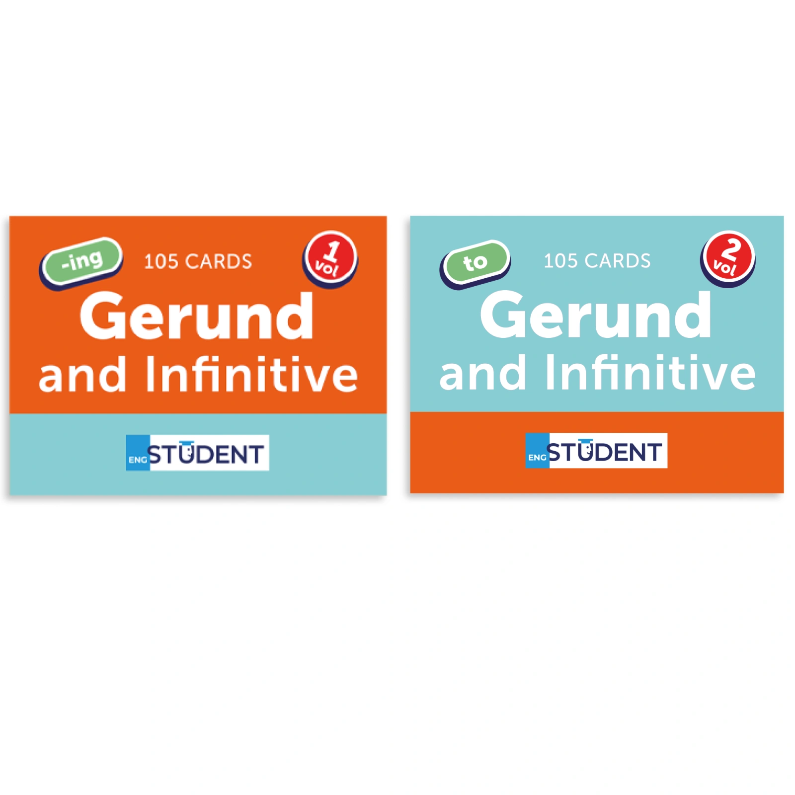 Картки для вивчення англійської - GERUND 1 & GERUND 2