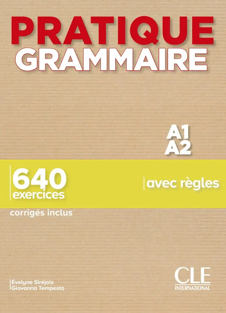 Обкладника "Pratique Grammaire A1/A2. Livre + Corrigés" Обкладинка "Pratique Grammaire A1/A2. Livre + Corrigés"