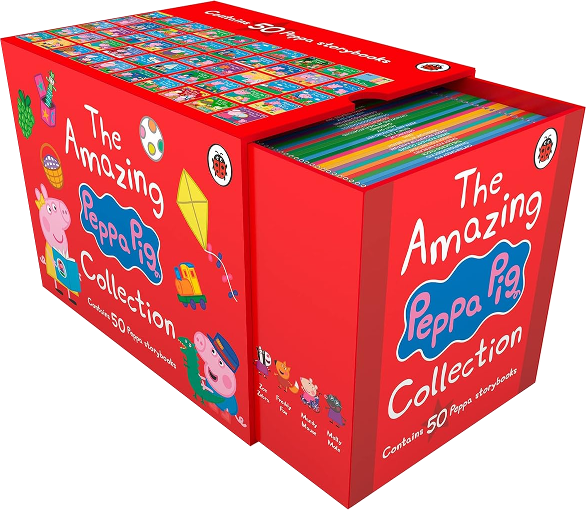 Peppa Pig: The Amazing Peppa Pig Collection 1-50 Red