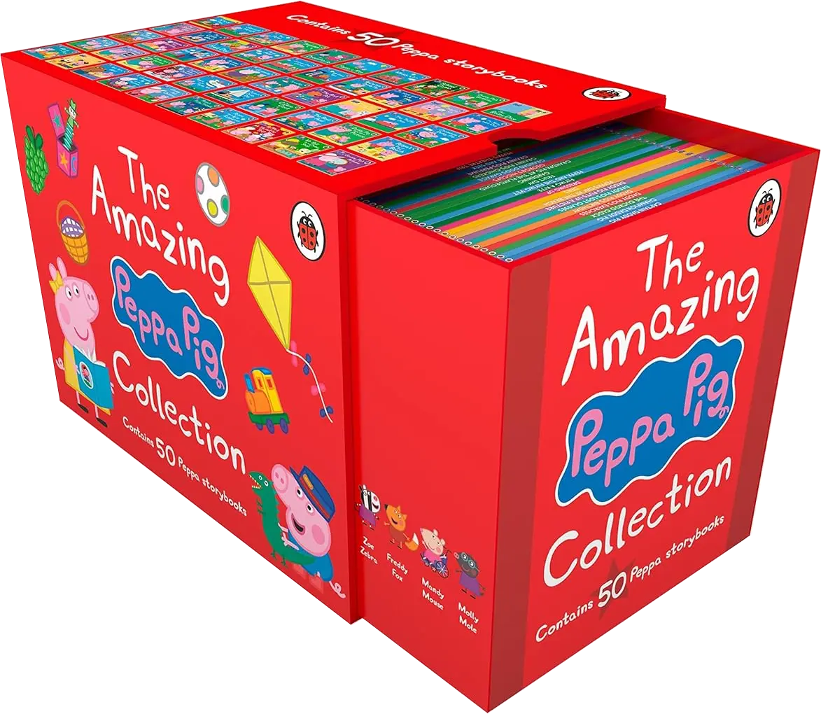 Peppa Pig: The Amazing Peppa Pig Collection 1-50 Red