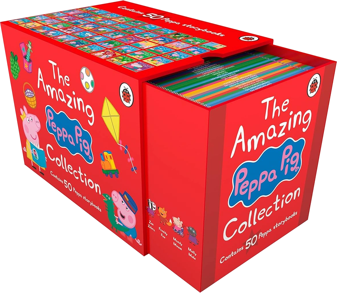 Peppa Pig: The Amazing Peppa Pig Collection 1-50 Red