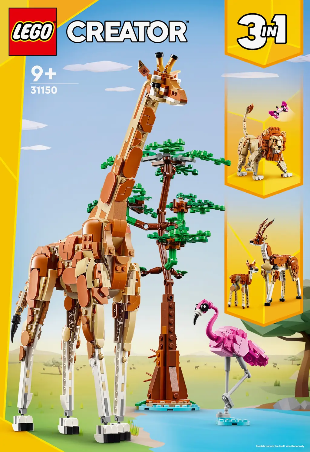 Обкладинка "Конструктор LEGO Дикі тварини сафарі"