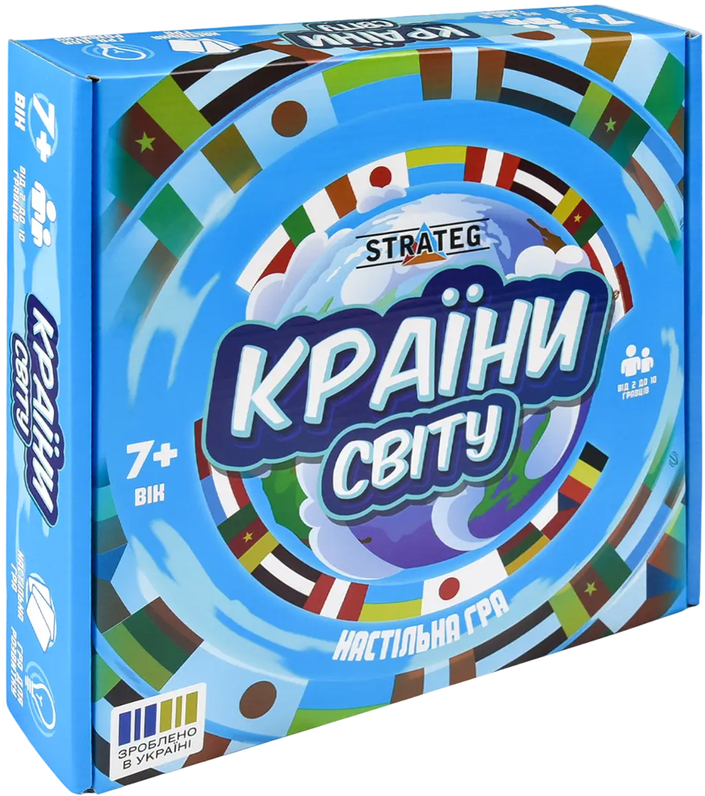 Обкладника "Настільна гра «Країни світу»" Обкладинка "Настільна гра «Країни світу»"