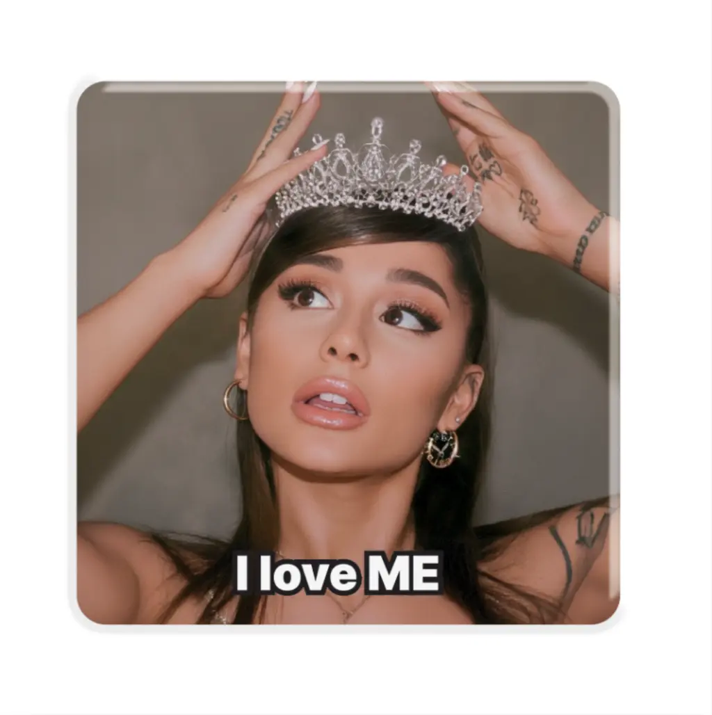 Обкладинка "3D стікер «I love Me»"