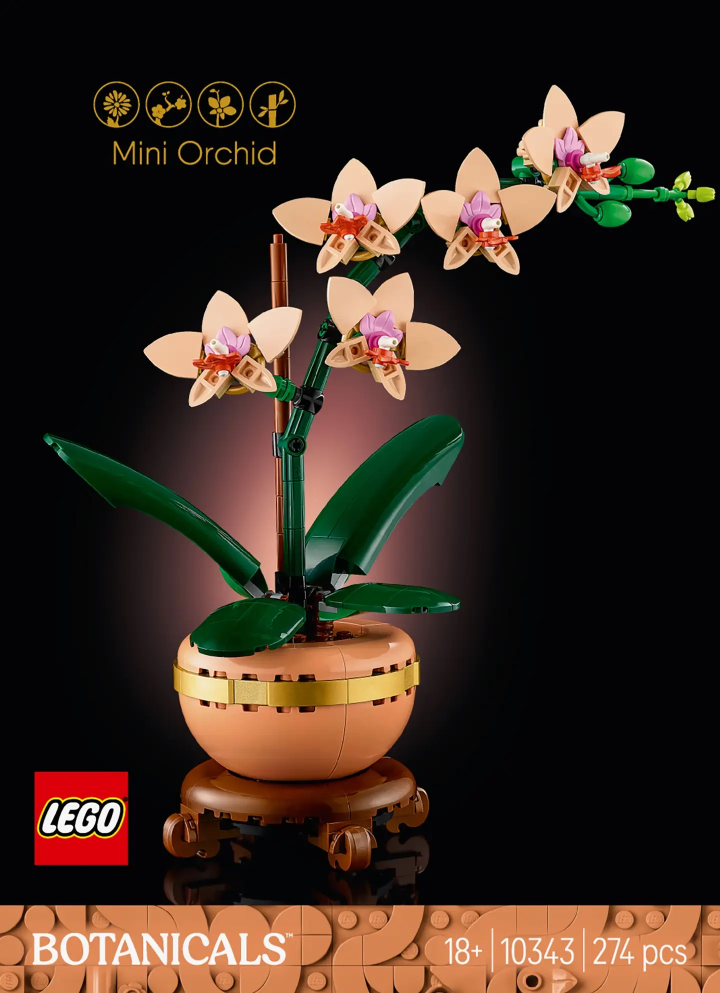 Конструктор ​LEGO Міні орхідея