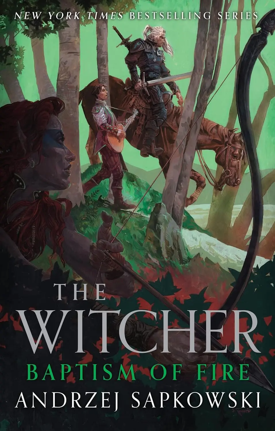 Обкладинка "The Witcher: Baptism of Fire"
