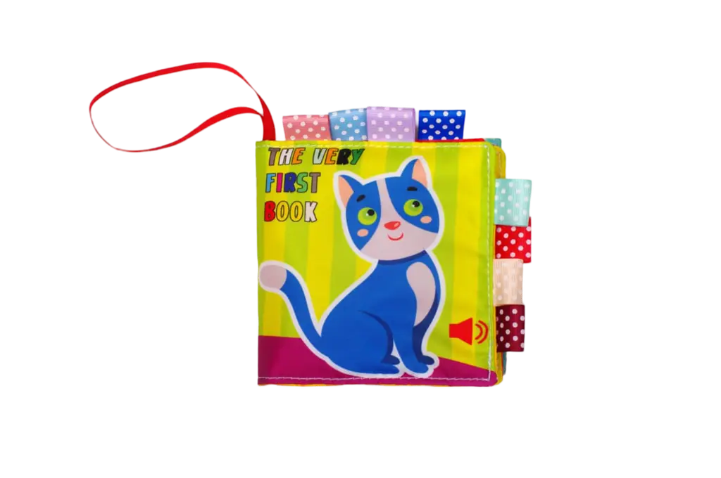 Обкладника "М’яка книжка-шурxотілка «Cat. The very first book»" Обкладинка "М’яка книжка-шурxотілка «Cat. The very first book»"