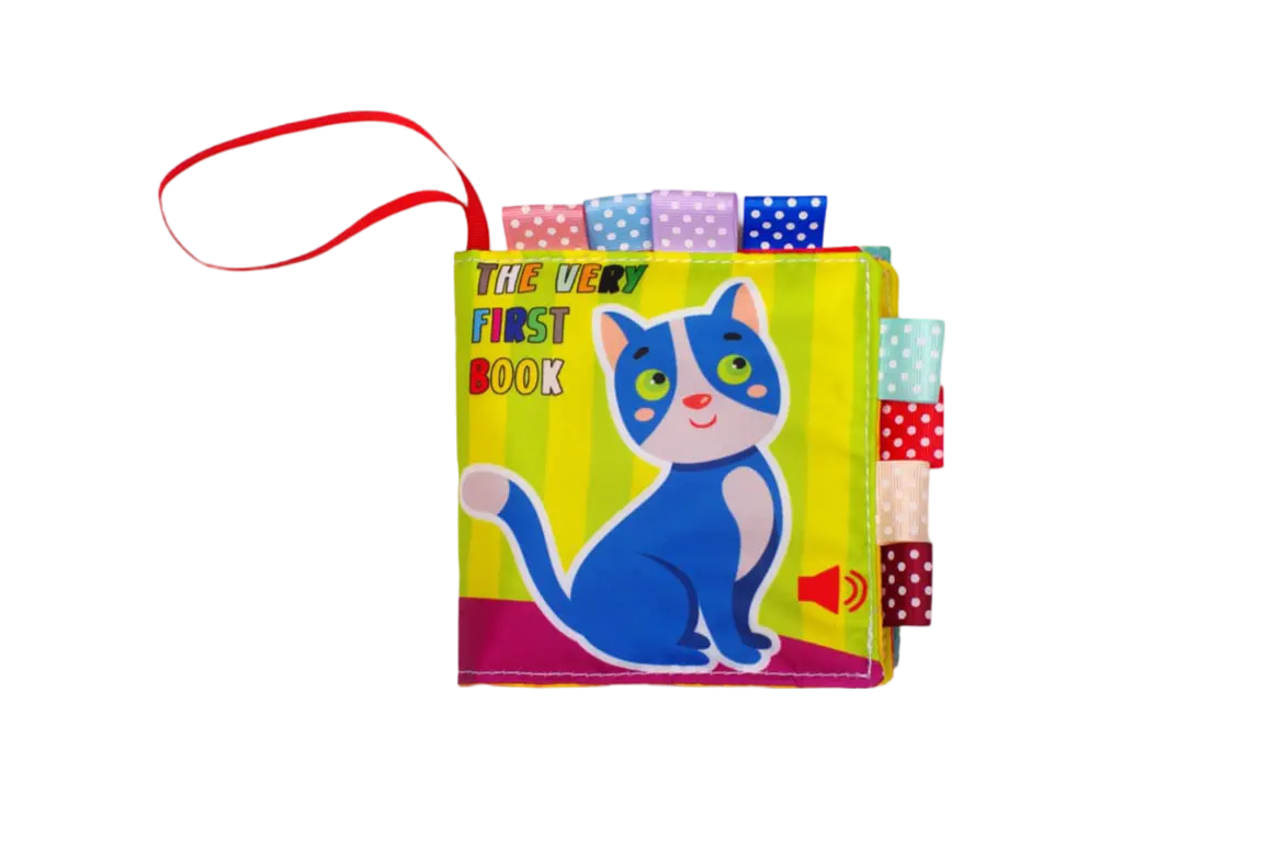 М’яка книжка-шурxотілка «Cat. The very first book»