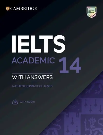 Обкладинка "Practice Tests IELTS 14 Academic with Answers and Downloadable Audio"