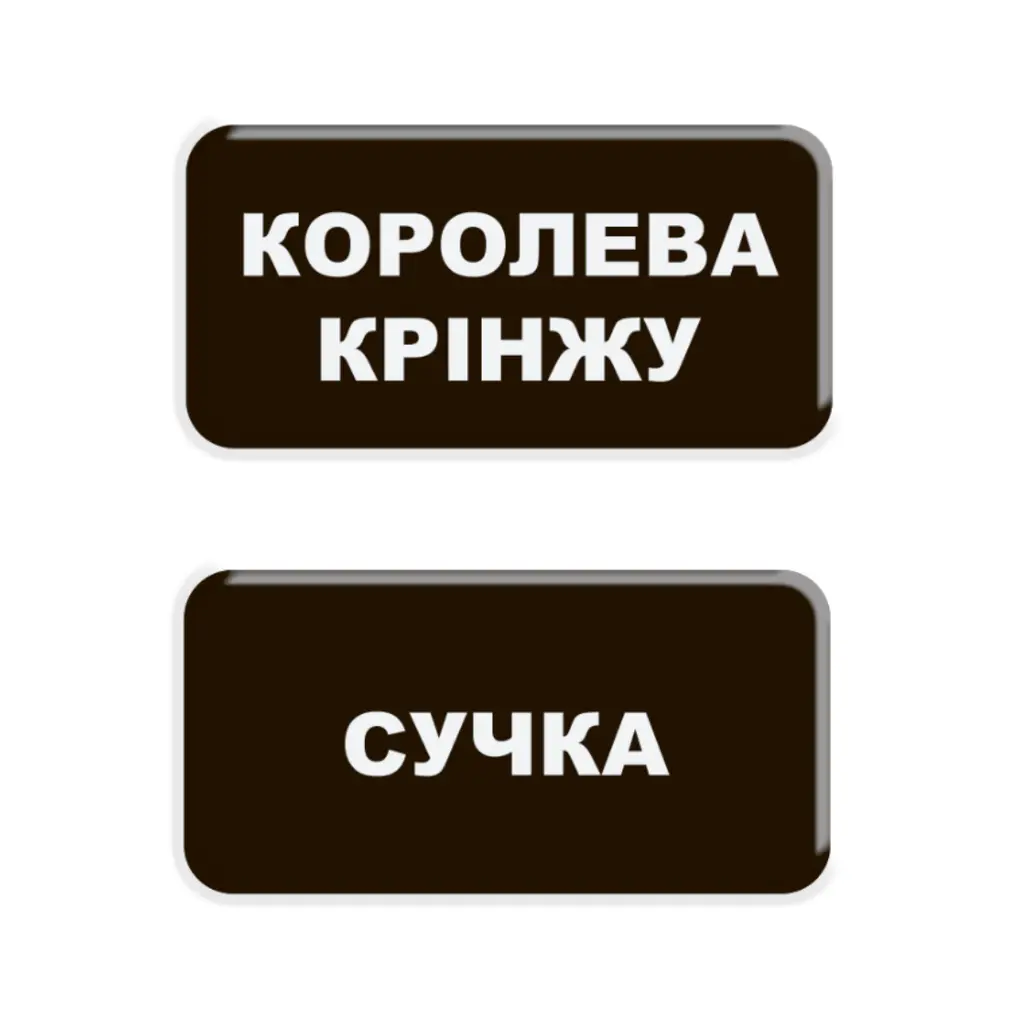 Обкладника "3D стікер «Королева крінжу»" Обкладинка "3D стікер «Королева крінжу»"