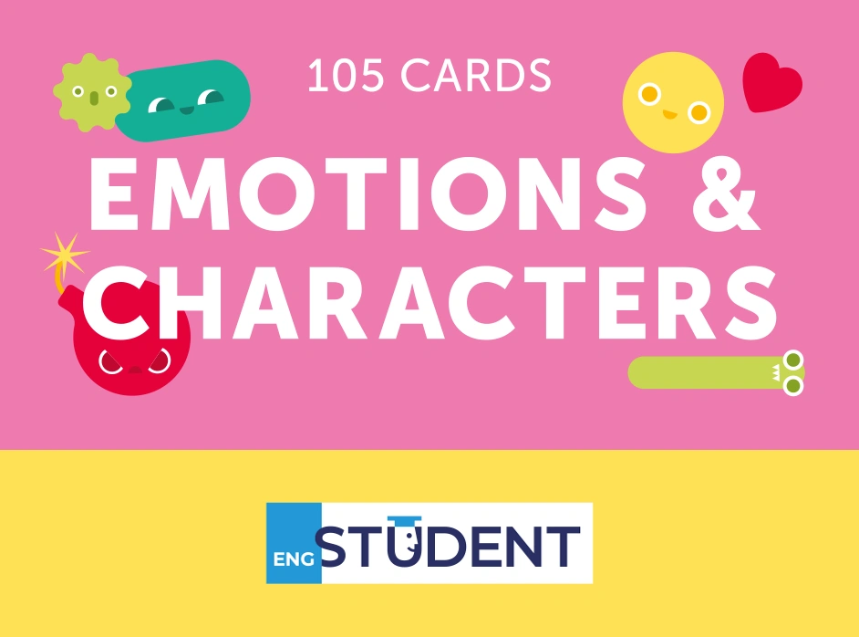 Картки для вивчення - Emotions & characters