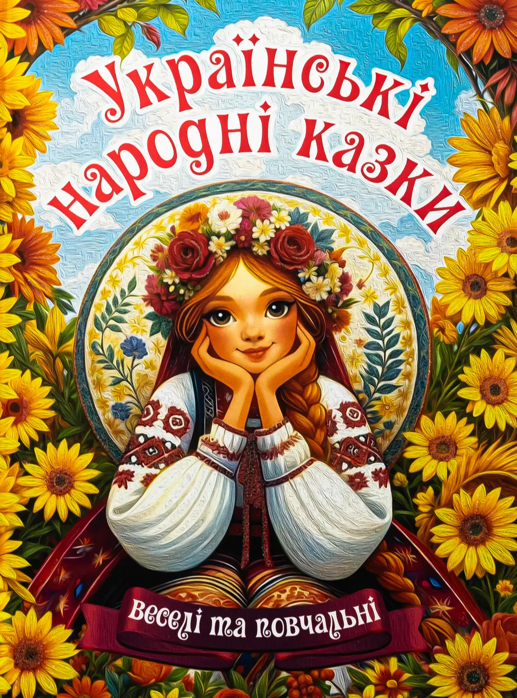 Обкладинка "Українські народні казки. Веселі та повчальні"