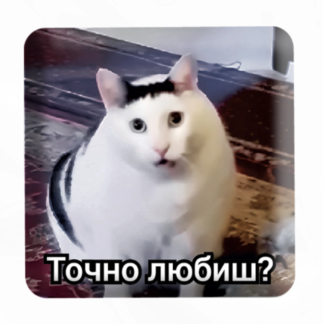 3D стікер «Точно любиш?»