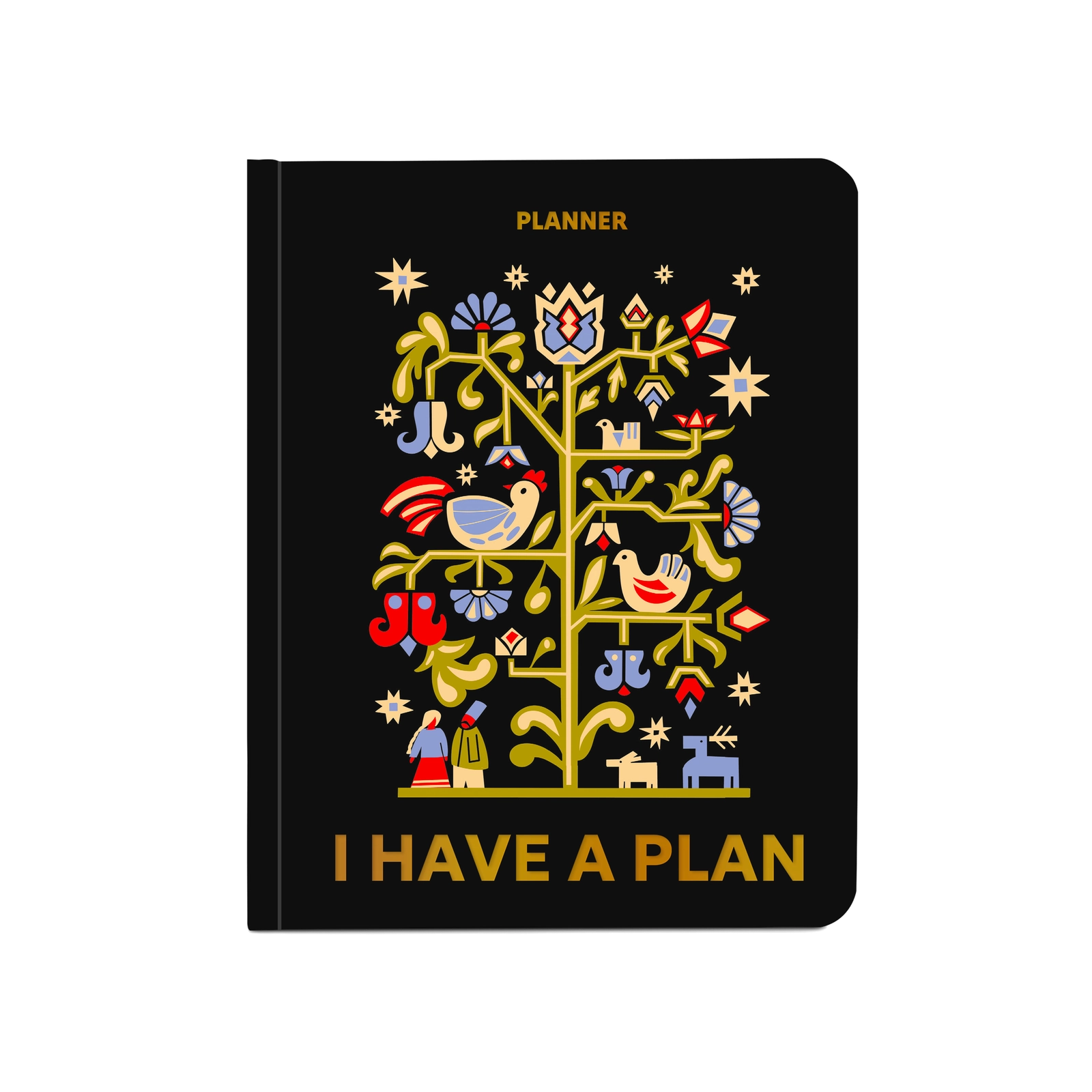 Блокнот для планування "I HAVE A PLAN" з орнаментом