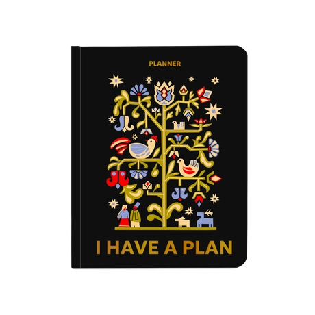 Блокнот для планування "I HAVE A PLAN" з орнаментом
