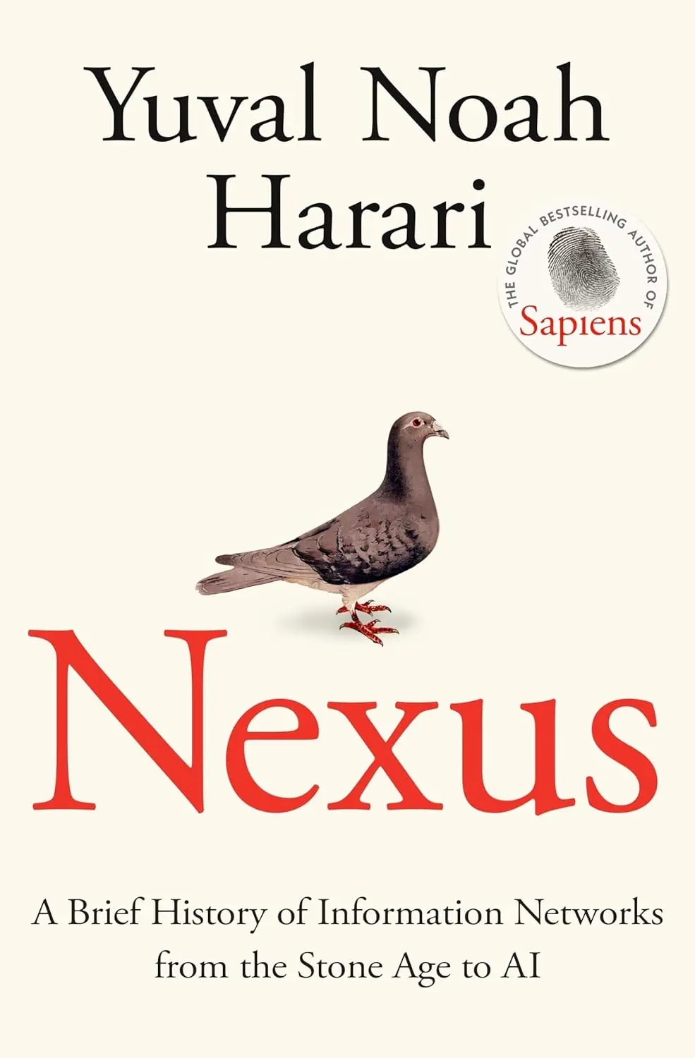Обкладинка "Nexus: A Brief History of Information Networks from the Stone Age to AI"