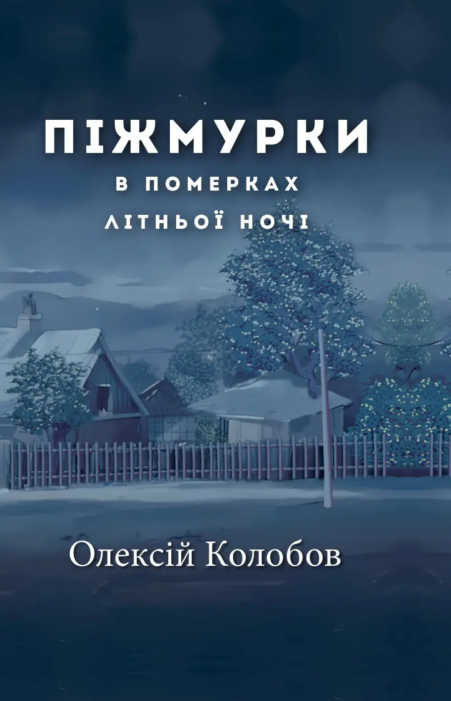 Обкладника "Піжмурки в померках літньої ночі. Збірка оповідок" Обкладинка "Піжмурки в померках літньої ночі. Збірка оповідок"