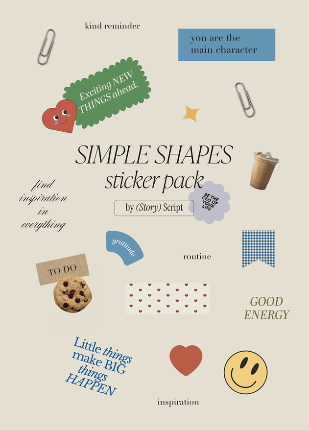 Стікерпак "Simple Shapes"