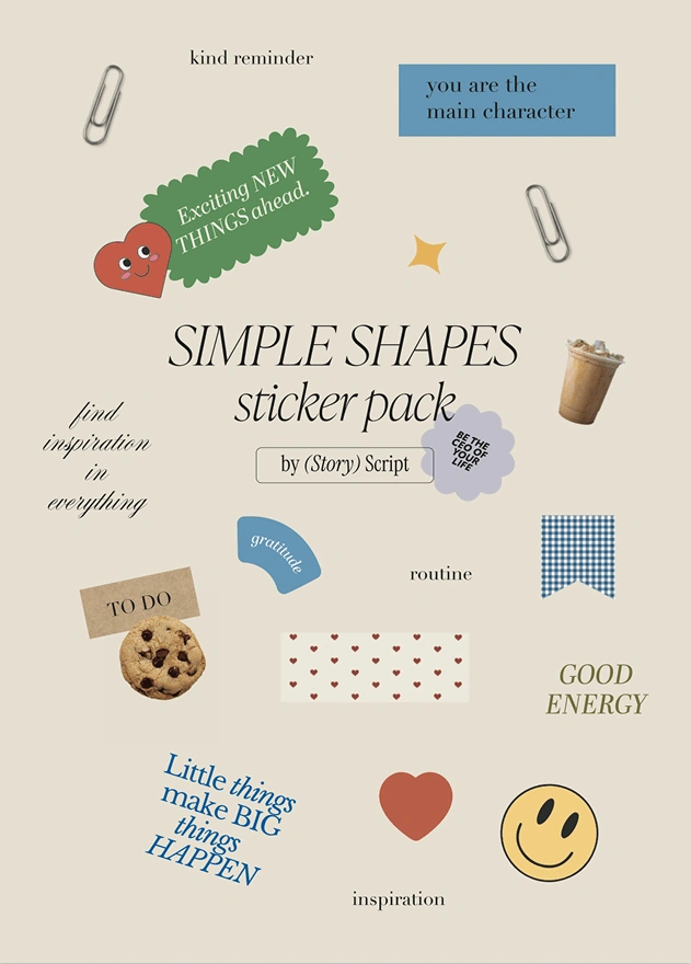 Стікерпак «Simple Shapes»