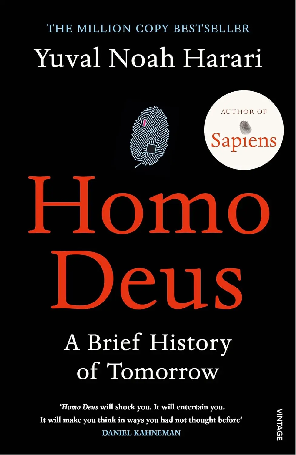 Обкладинка "Homo Deus: A Brief History of Tomorrow"