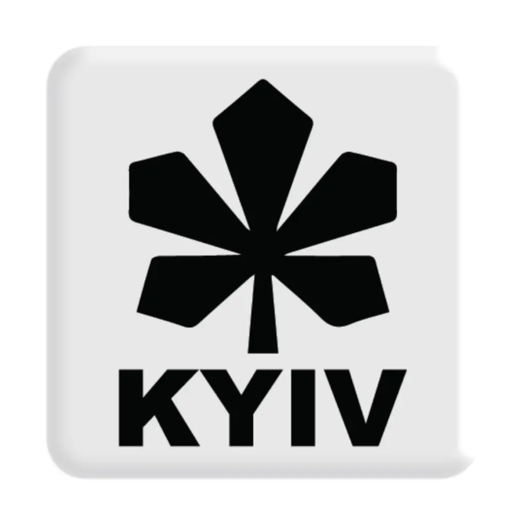 Обкладника "3D стікер KYIV white" Обкладинка "3D стікер KYIV white"
