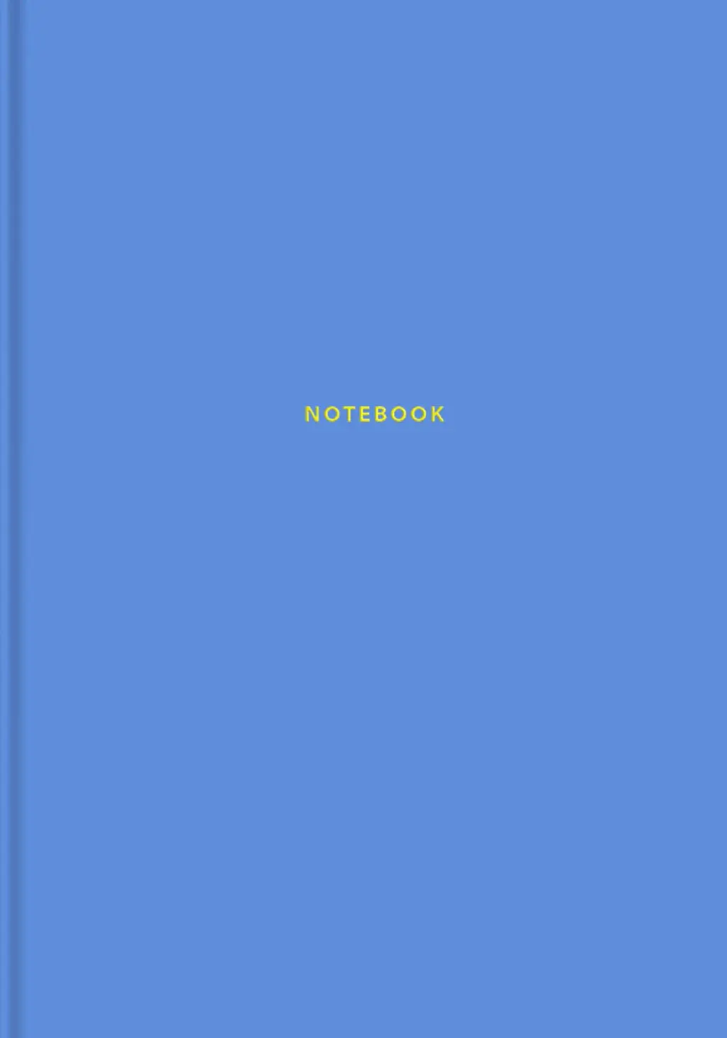 Обкладинка "Блокнот «Notebook» у лінію (синій)"