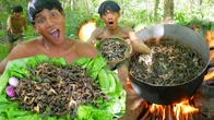 Ultimate Guide to Rainforest Survival: Delicious Water Frog Fried Recipe | Primitive Boy