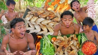 Primitive Boy Shares His Secret Grilling Trick for the Most Delicious Chicken Wings!