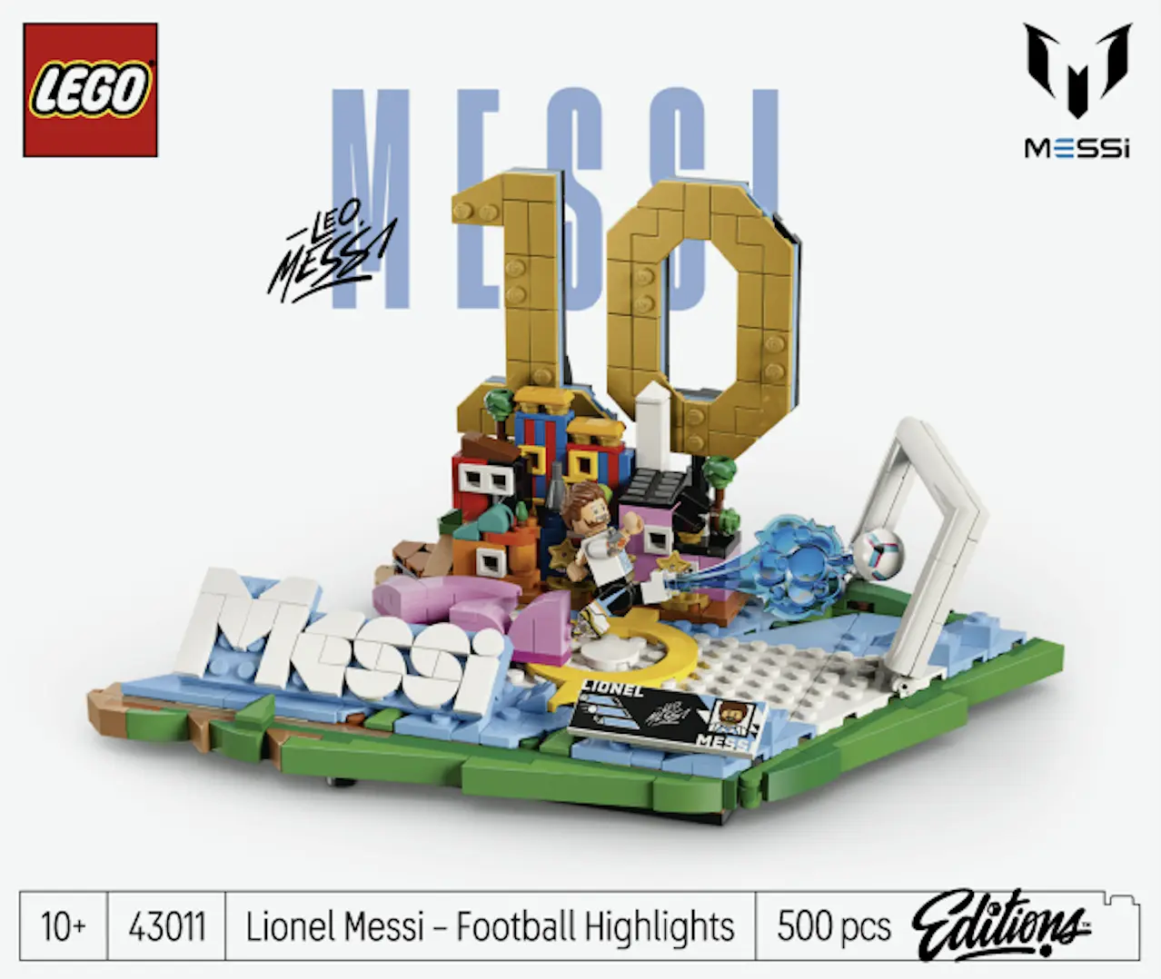 Конструктор LEGO Editions Ліонель Мессі - найкращі моменти футбольних матчів