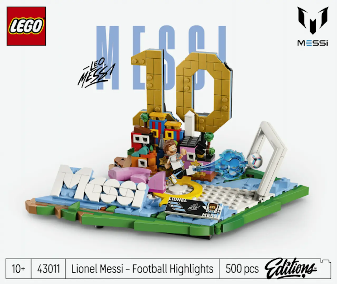 Конструктор LEGO Editions Ліонель Мессі - найкращі моменти футбольних матчів