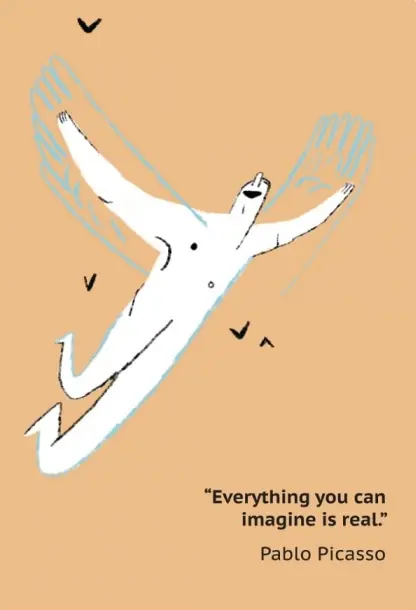 Обкладника "Магнітна листівка «Everything is real»" Обкладинка "Магнітна листівка «Everything is real»"