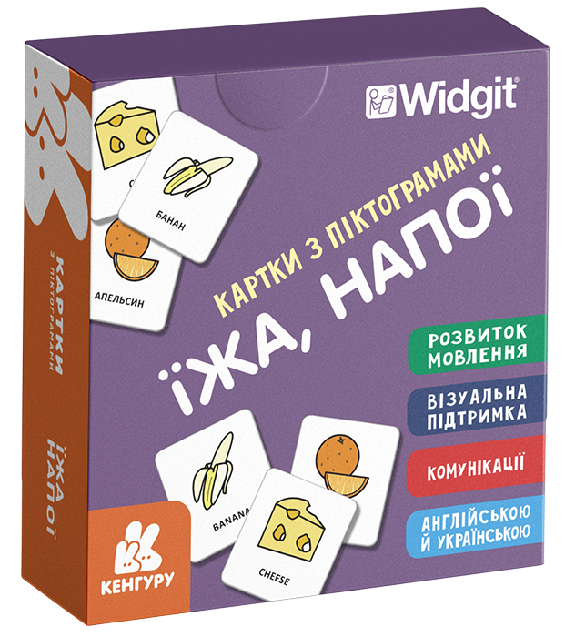 Обкладинка Картки з піктограмами. Їжа, напої