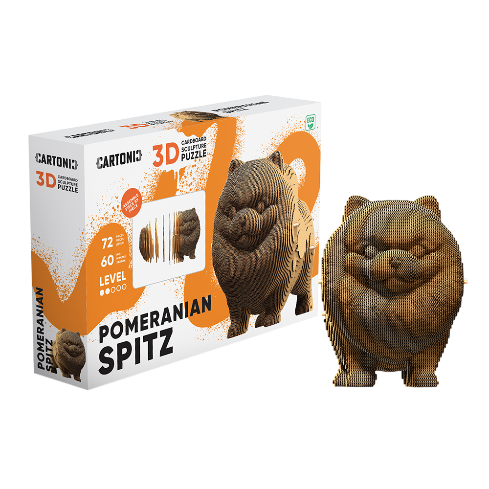 Картонний конструктор "Cartonic 3D Puzzle Pomeranian...