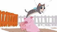 Animated Little Kitten Fun Autumn Day | Advenrure Fun with Kitten & Friends A Cute Story