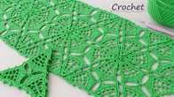 Идея, которая делает обычную скатерть ШЕДЕВРОМ Viral Crochet Triangle You Must Try