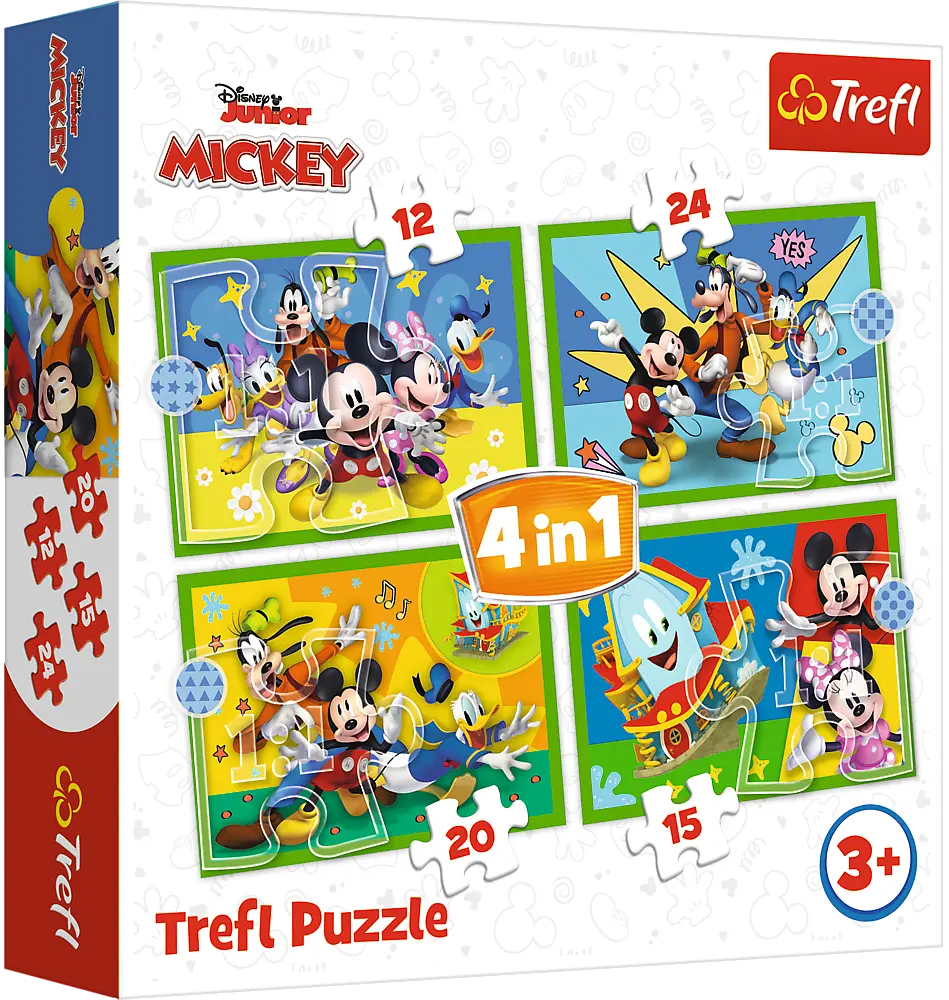 Пазли Trefl Mickey&friends Серед друзів 4 в 1