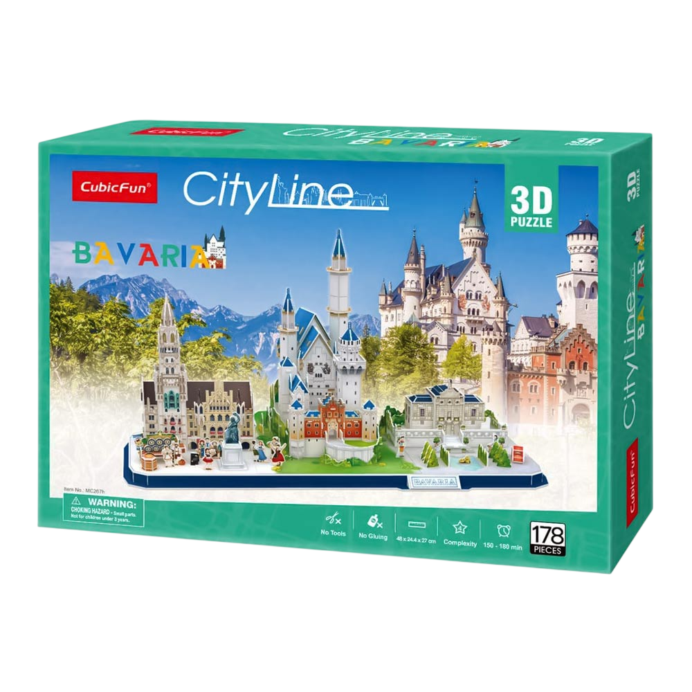 Тривимірний пазл CubicFun City line Баварія