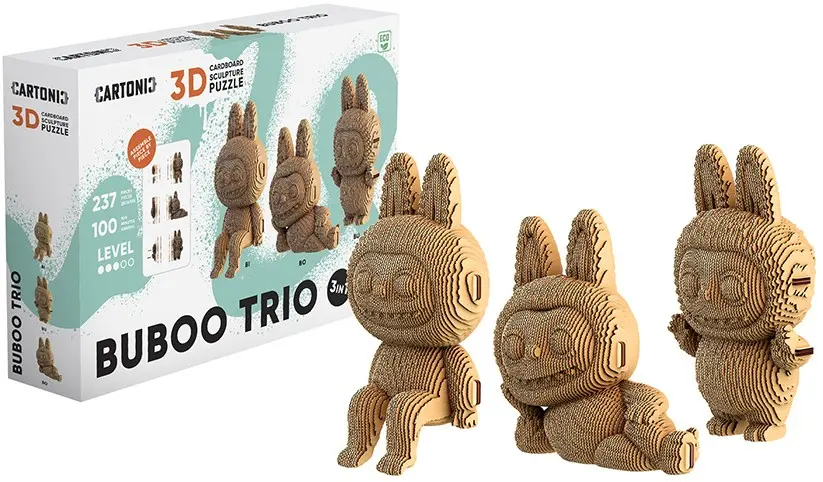 Картонний конструктор "Cartonic 3D Puzzle BUBOO TRIO"