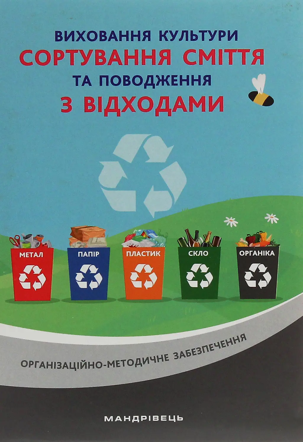 Обкладинка "Виховання культури сортування сміття та поводження з відходами"