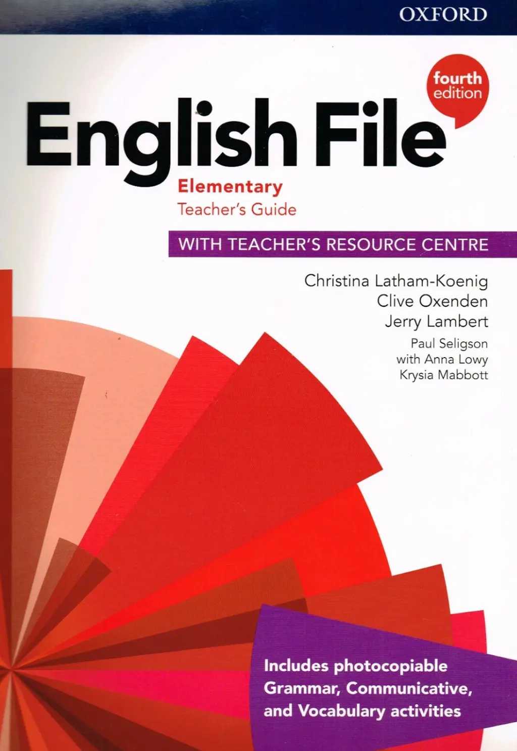 Обкладинка "ENG FILE 4E ELEM TG + TRC PK"